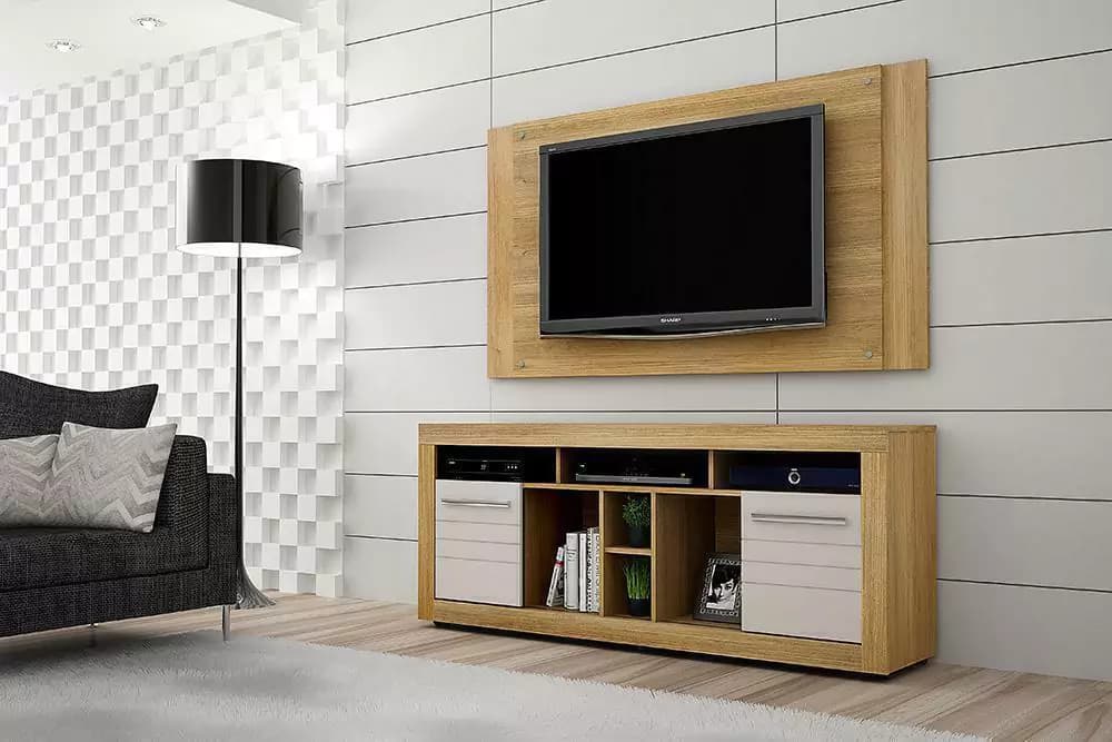 Rack Valdemoveis Firenze com Painel