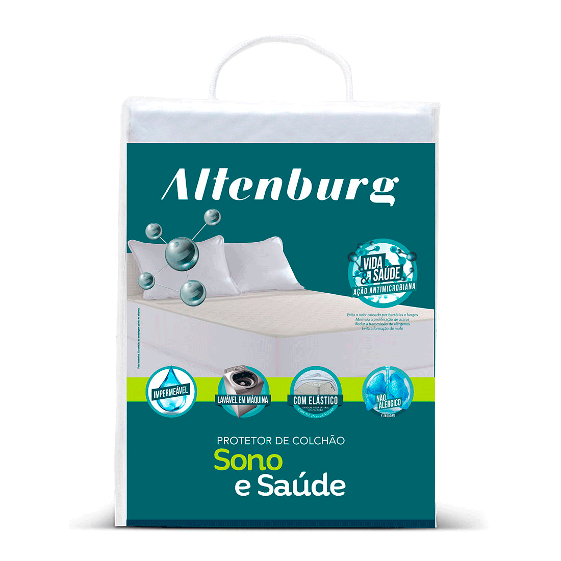 Protetor de Colchão 1,40x40 Altenburg Sono e Saúde