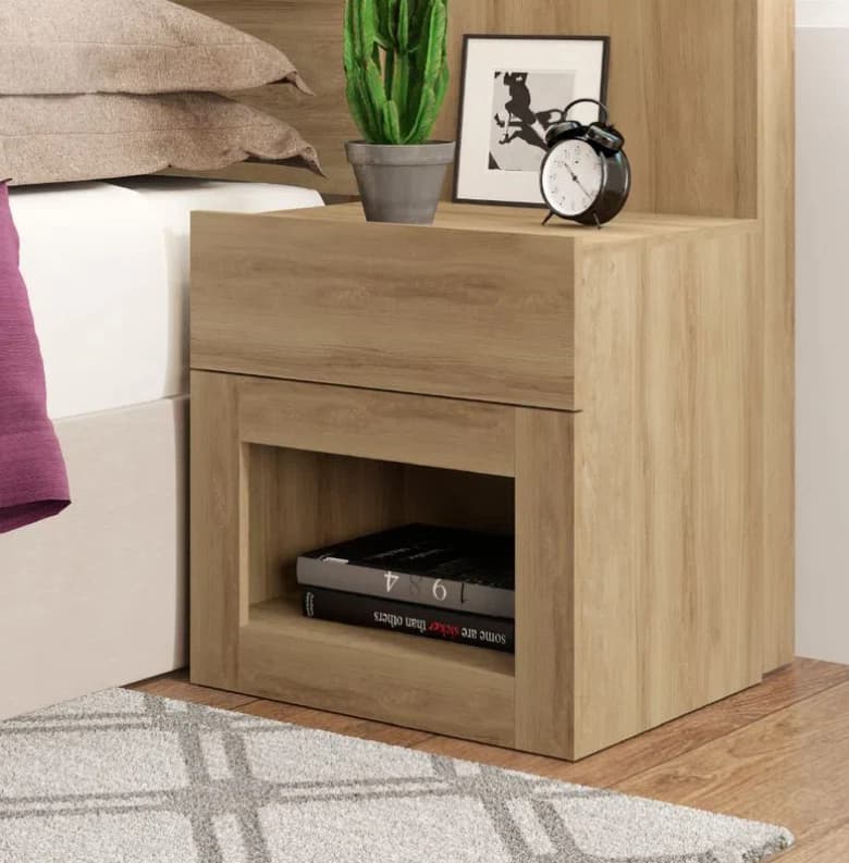 Mesa de Cabeceira Carraro 567 (noce)