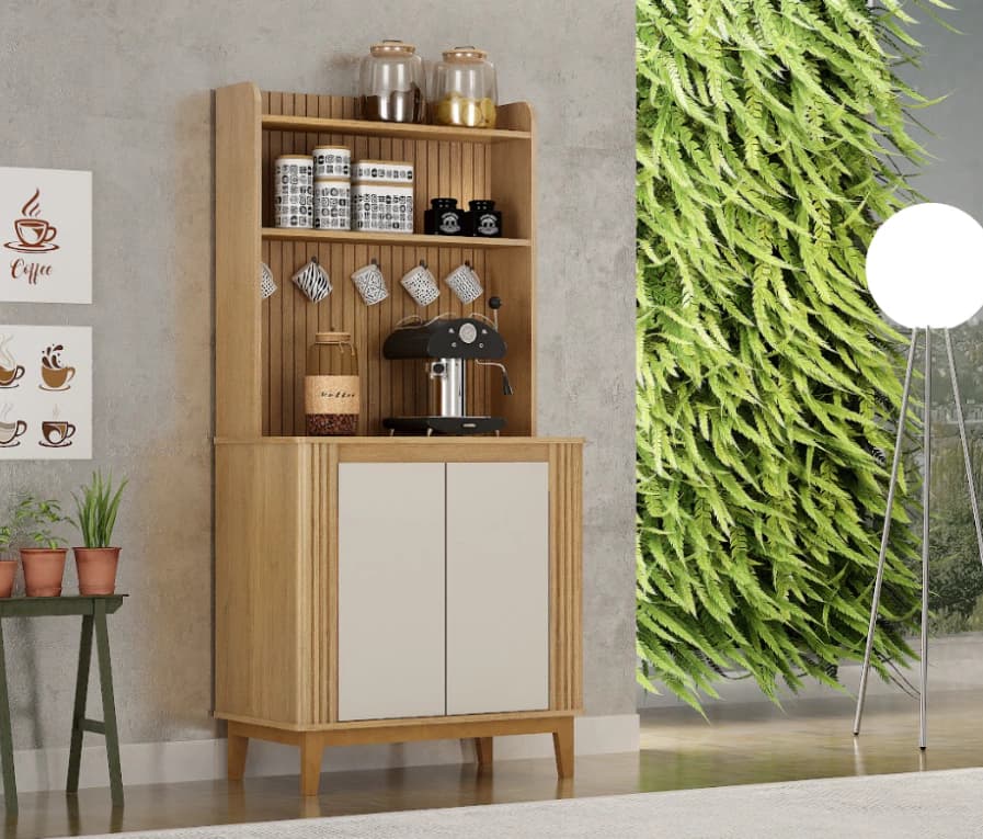 Cantinho do Cafe Valdemoveis Mantiqueira (cinamomo/off white)