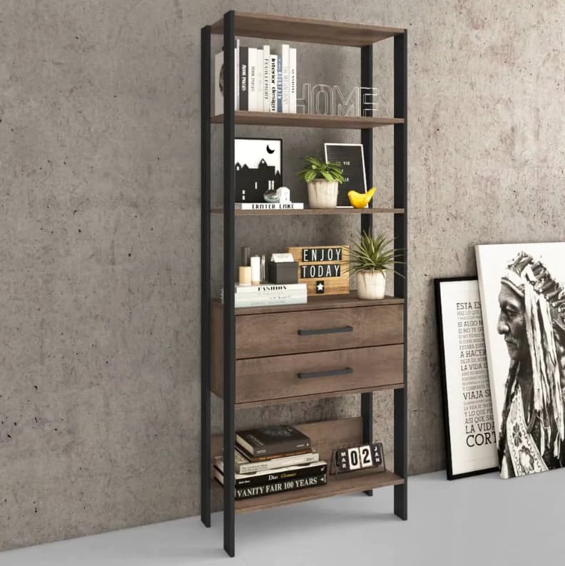 Estante Bento RT3139 (preto/rustico)
